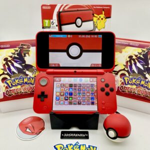 Nintendo 2DSXL Pokeball Edition Gemodded