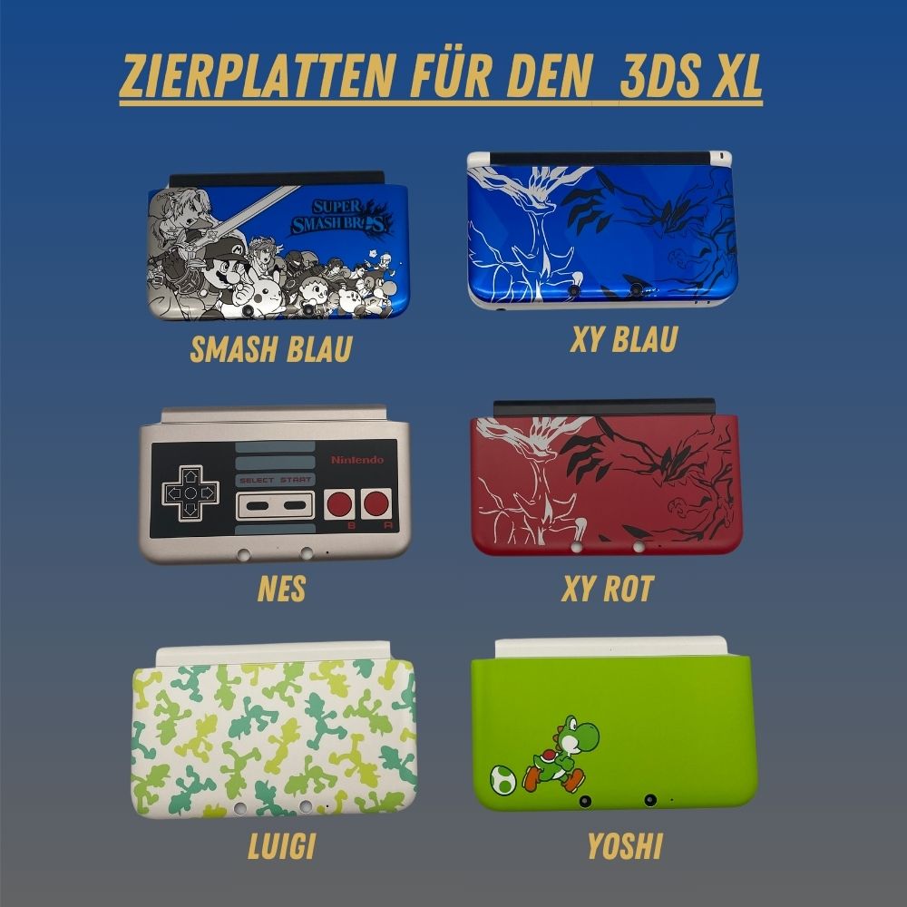 Zierplatten für den 3DS XL