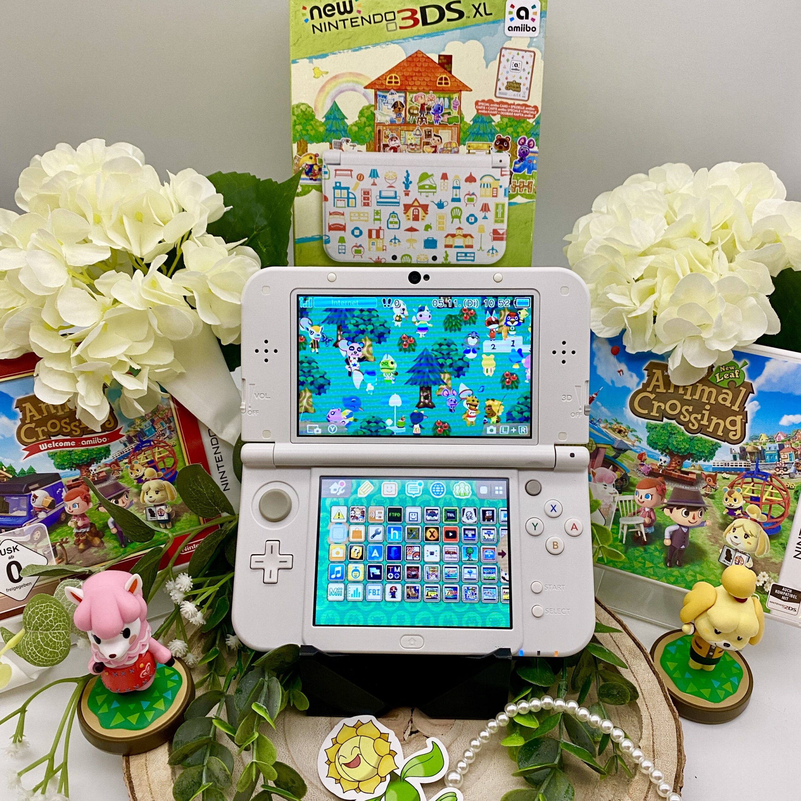 New Nintendo 3DS XL Animal Crossing edition