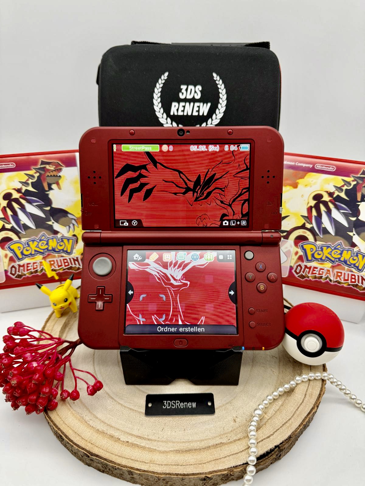 New 3DS XL Rot Gemodded