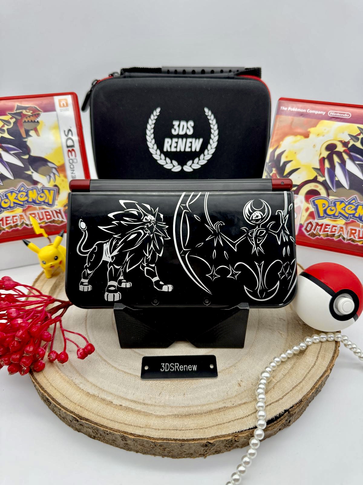 New 3ds XL rot Pokemon