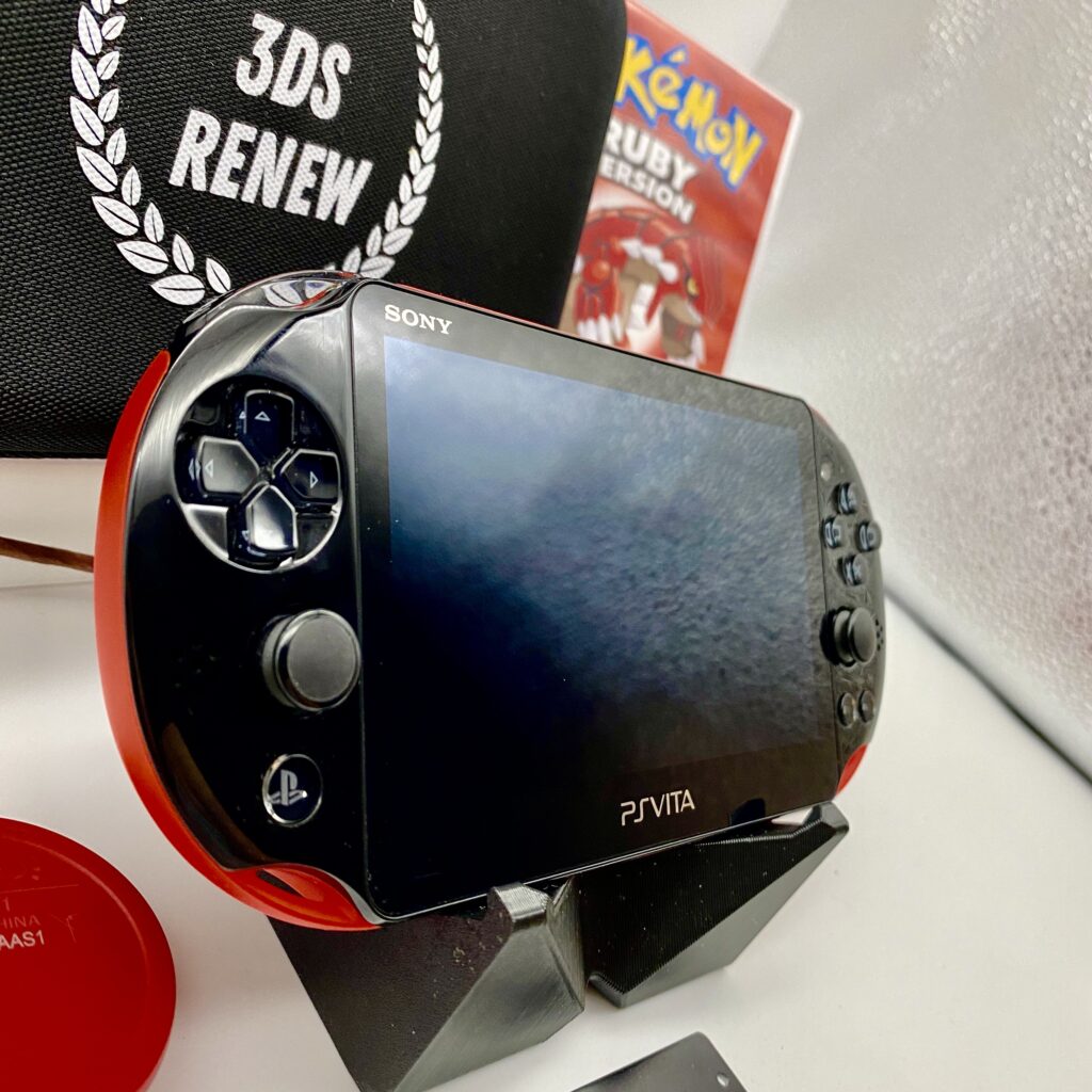 PSVita Modded Schwarz Rot gehackt