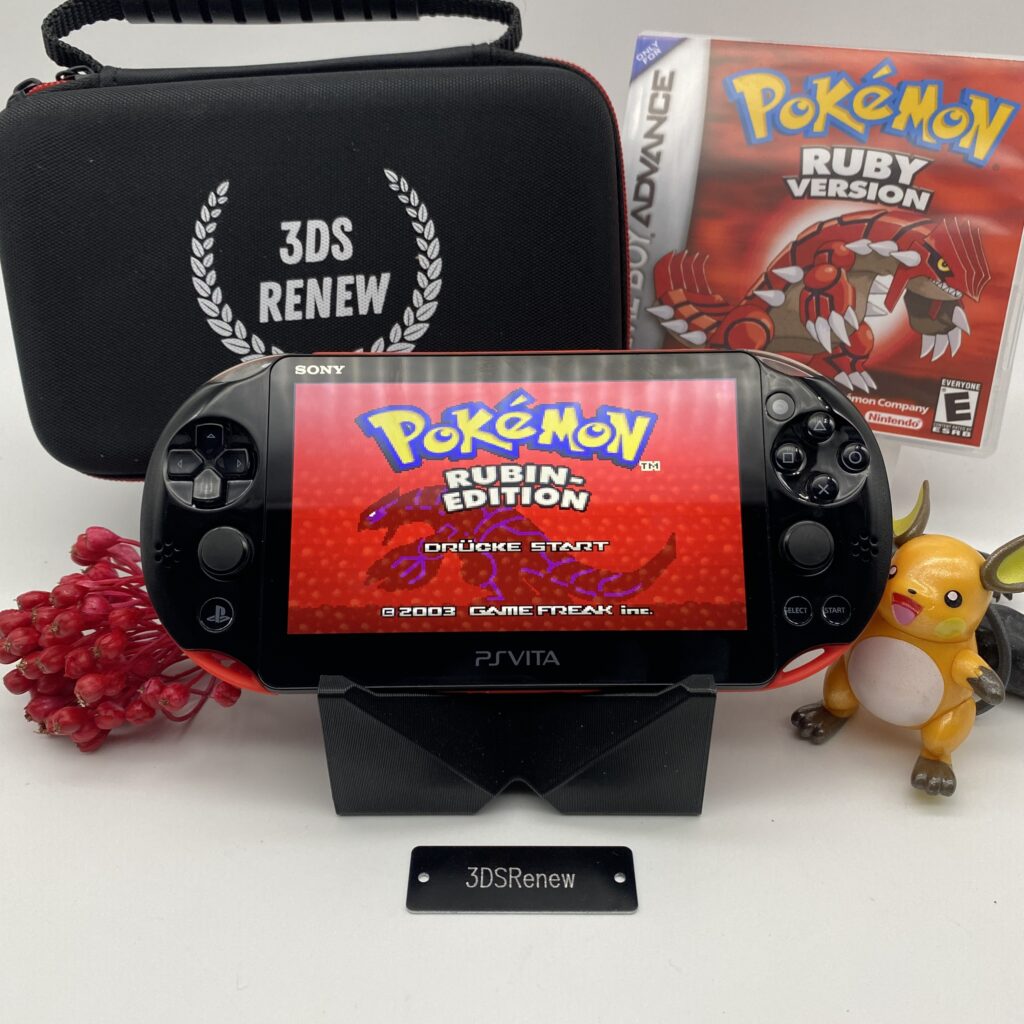 PSVita 2000 Rot Schwarz Gemodded