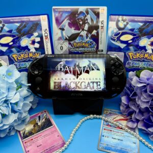 Play Station Vita 2000 in blau und schwarz gemodded modifiziert