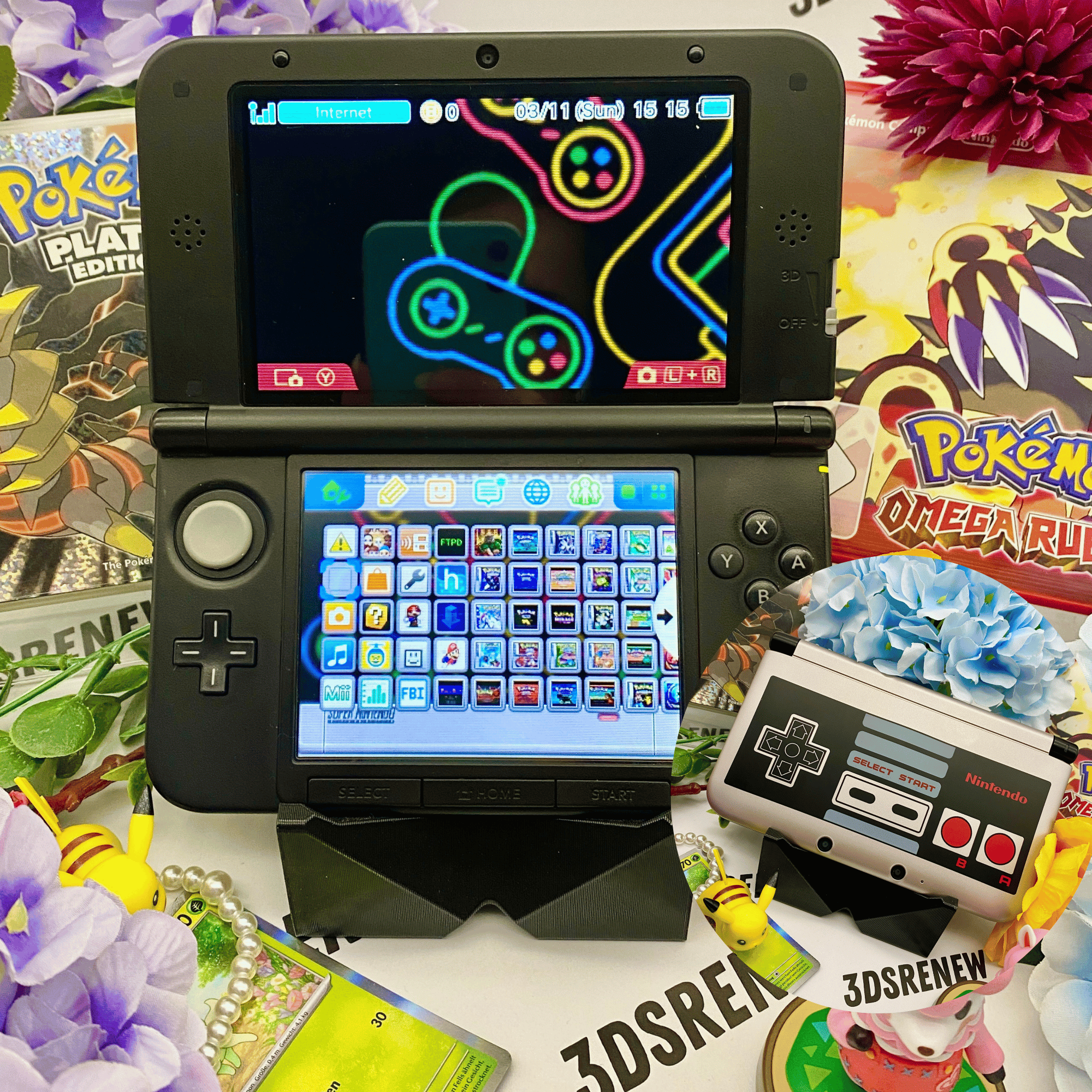 Nintendo 3DS XL NES Edition gemodded