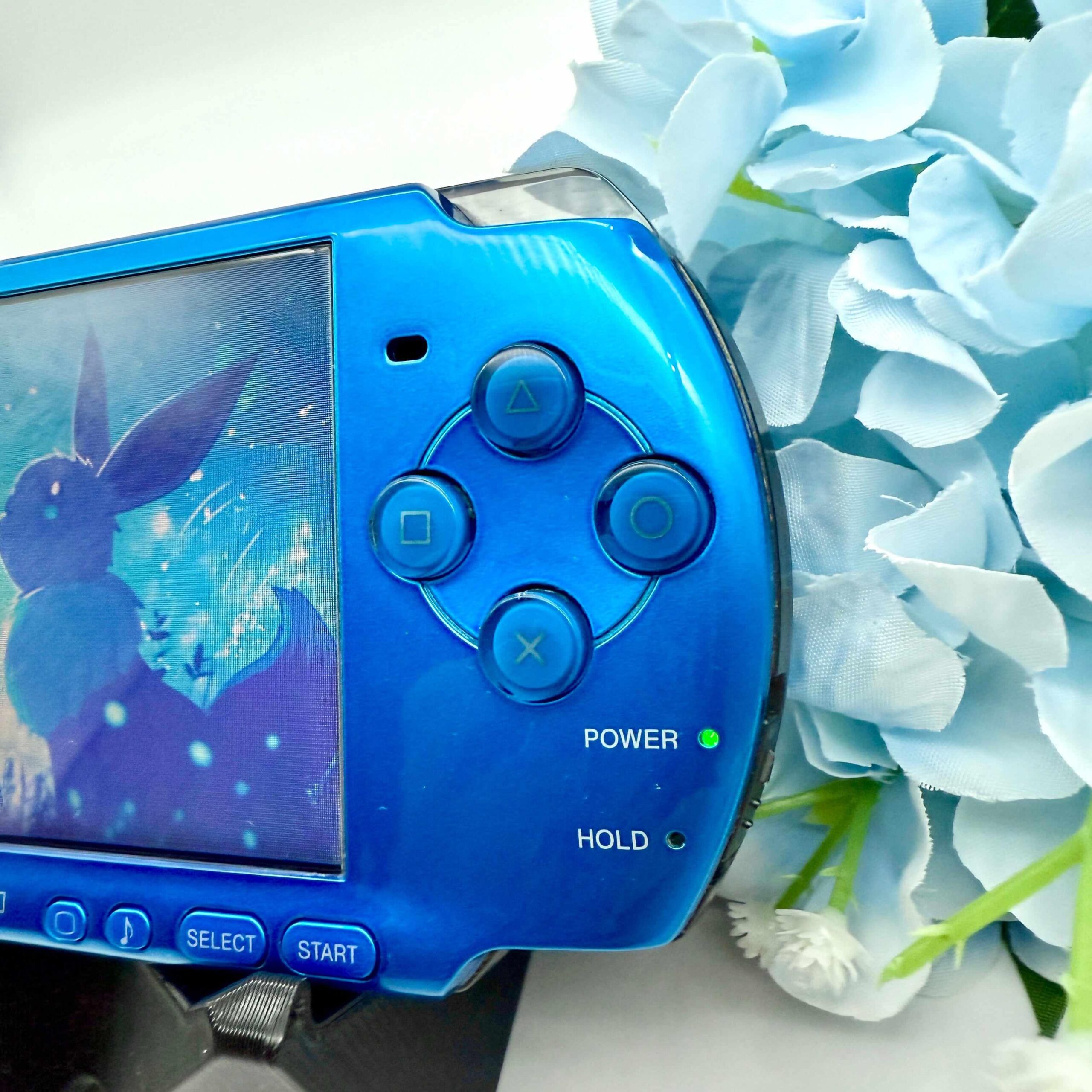 Sony PSP 3000 in blau gemoddet – Bild 3