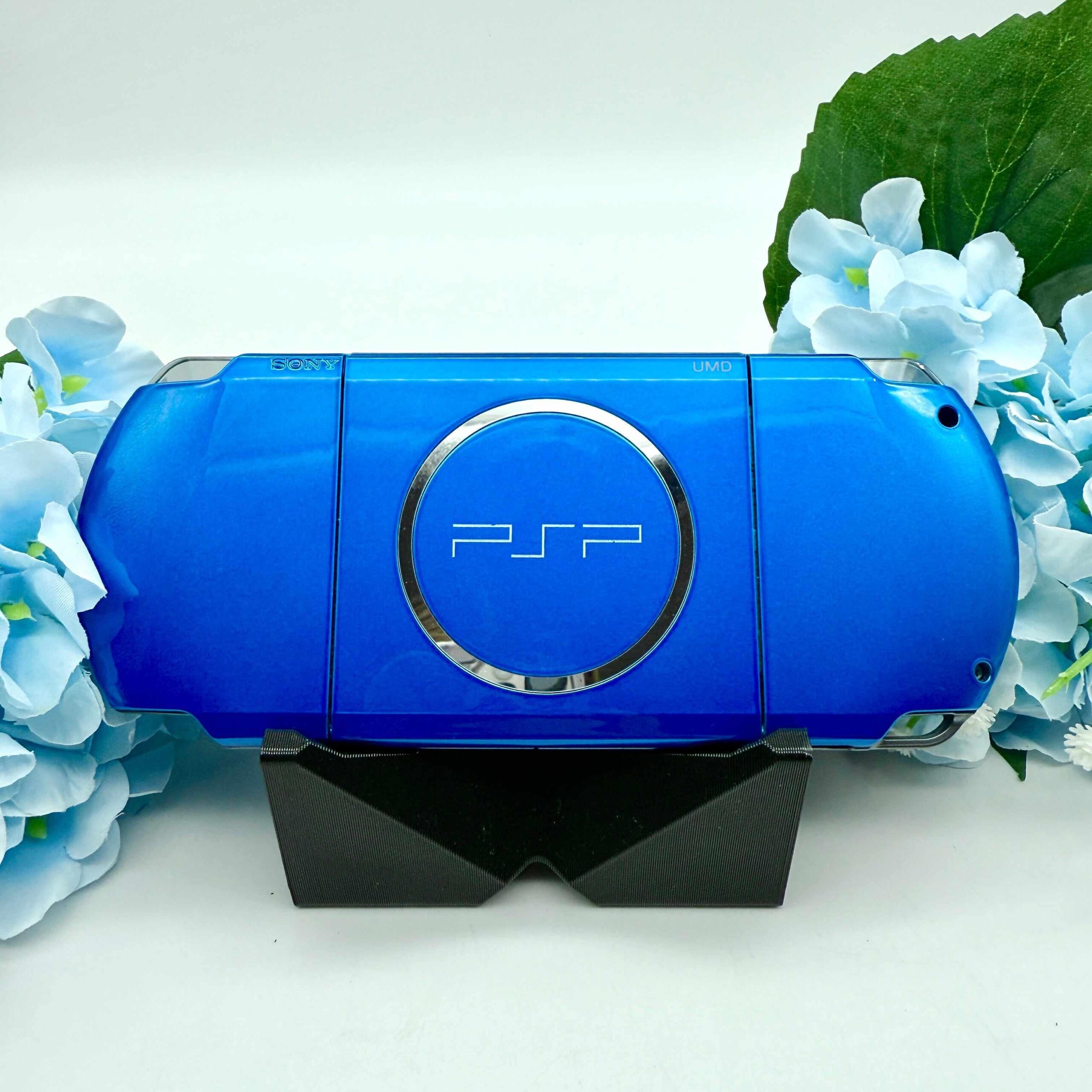 Sony PSP 3000 in blau gemoddet