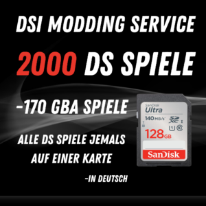 DSI modding SD karte service