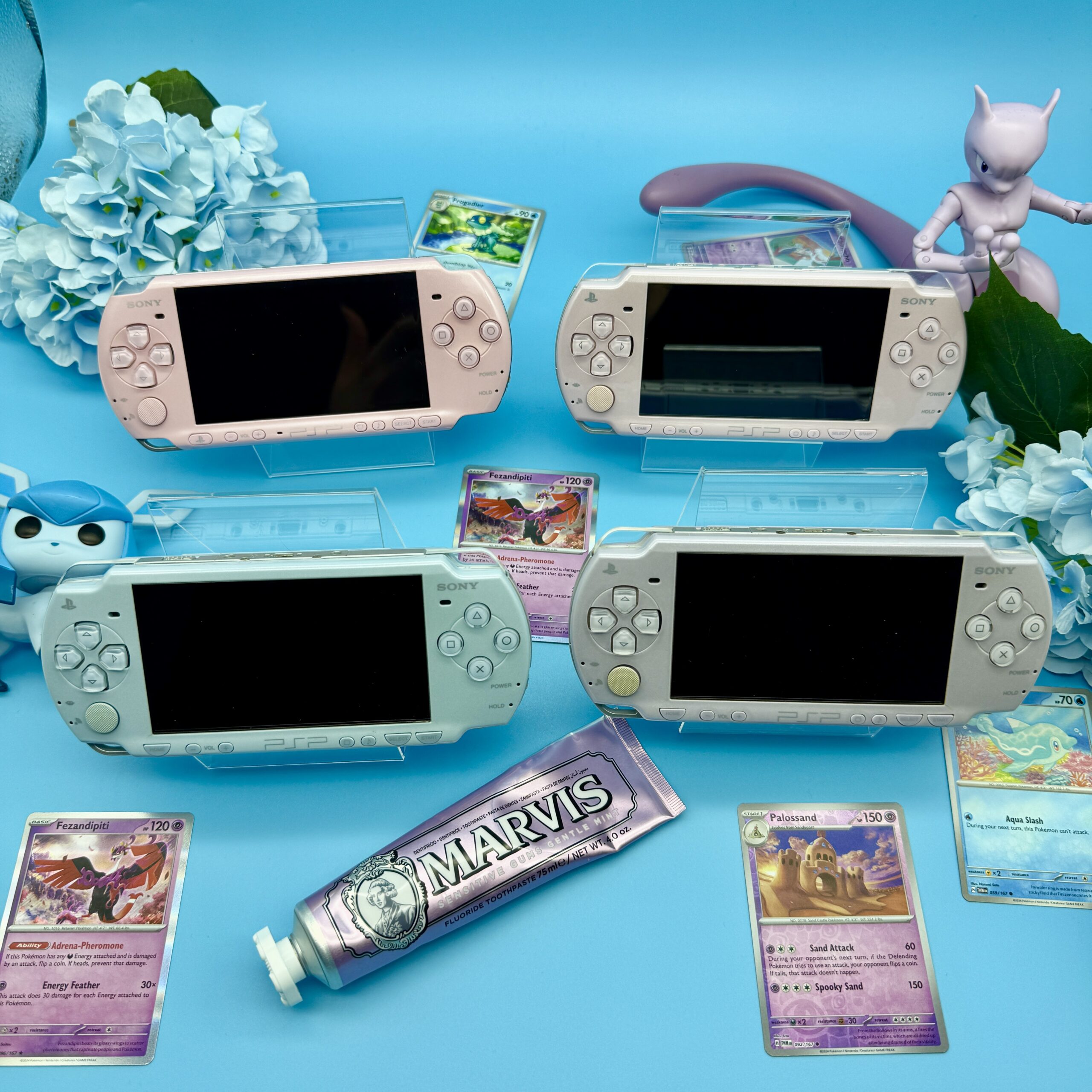 Play Station Portable pop pastel Farben