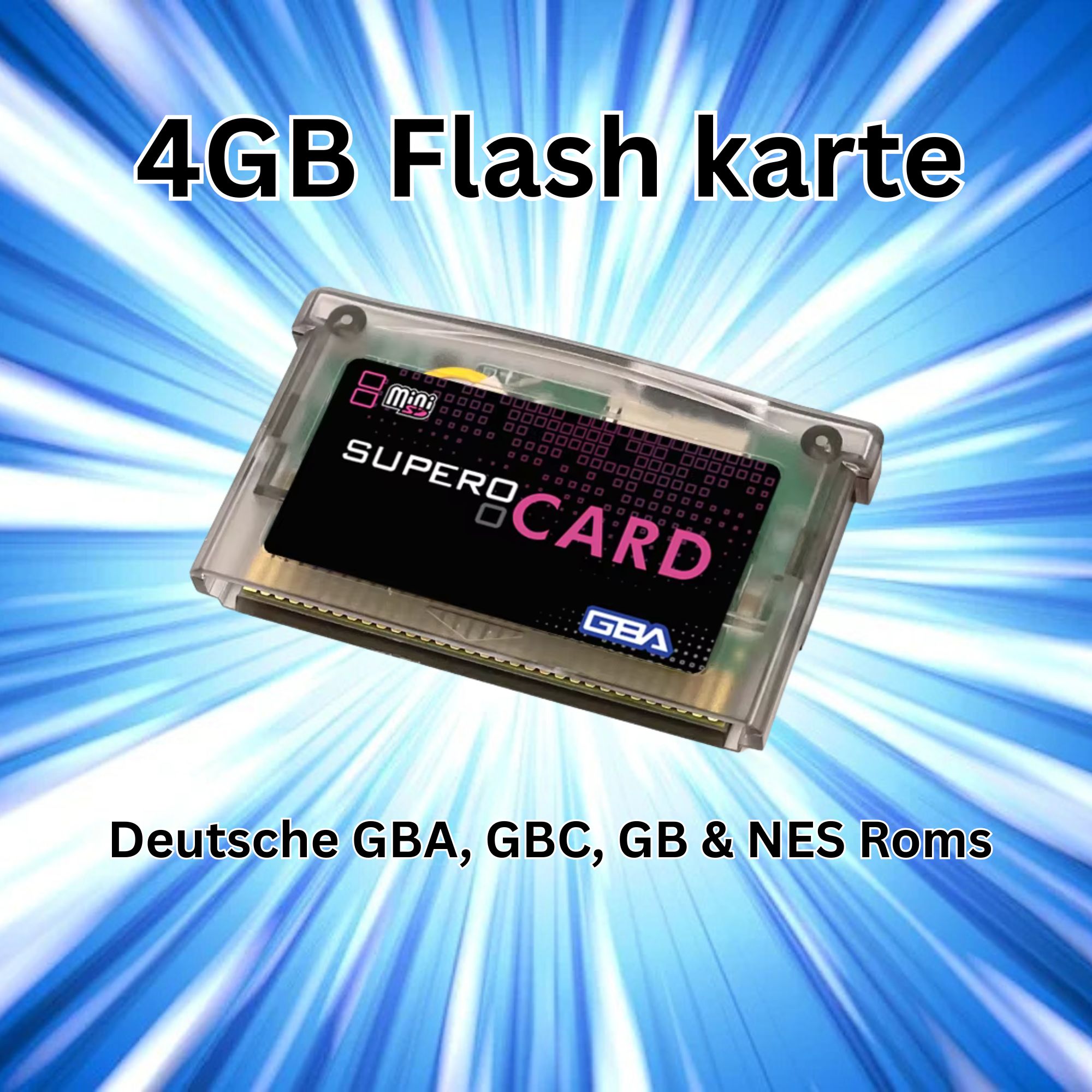 GBA Flash Karte mit SD Karten Slot