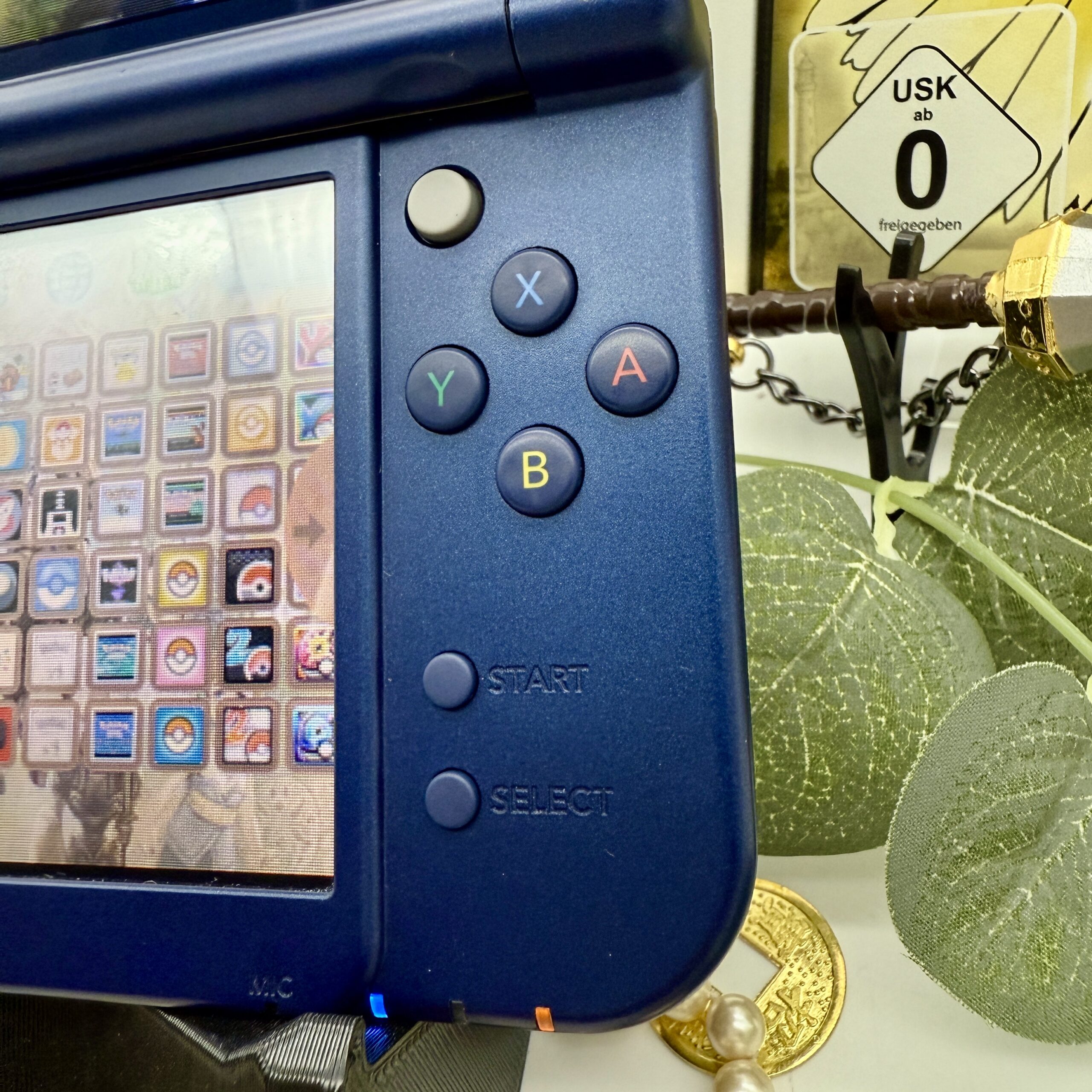 New Nintendo 3DS XL navy gold gemodded – Bild 5