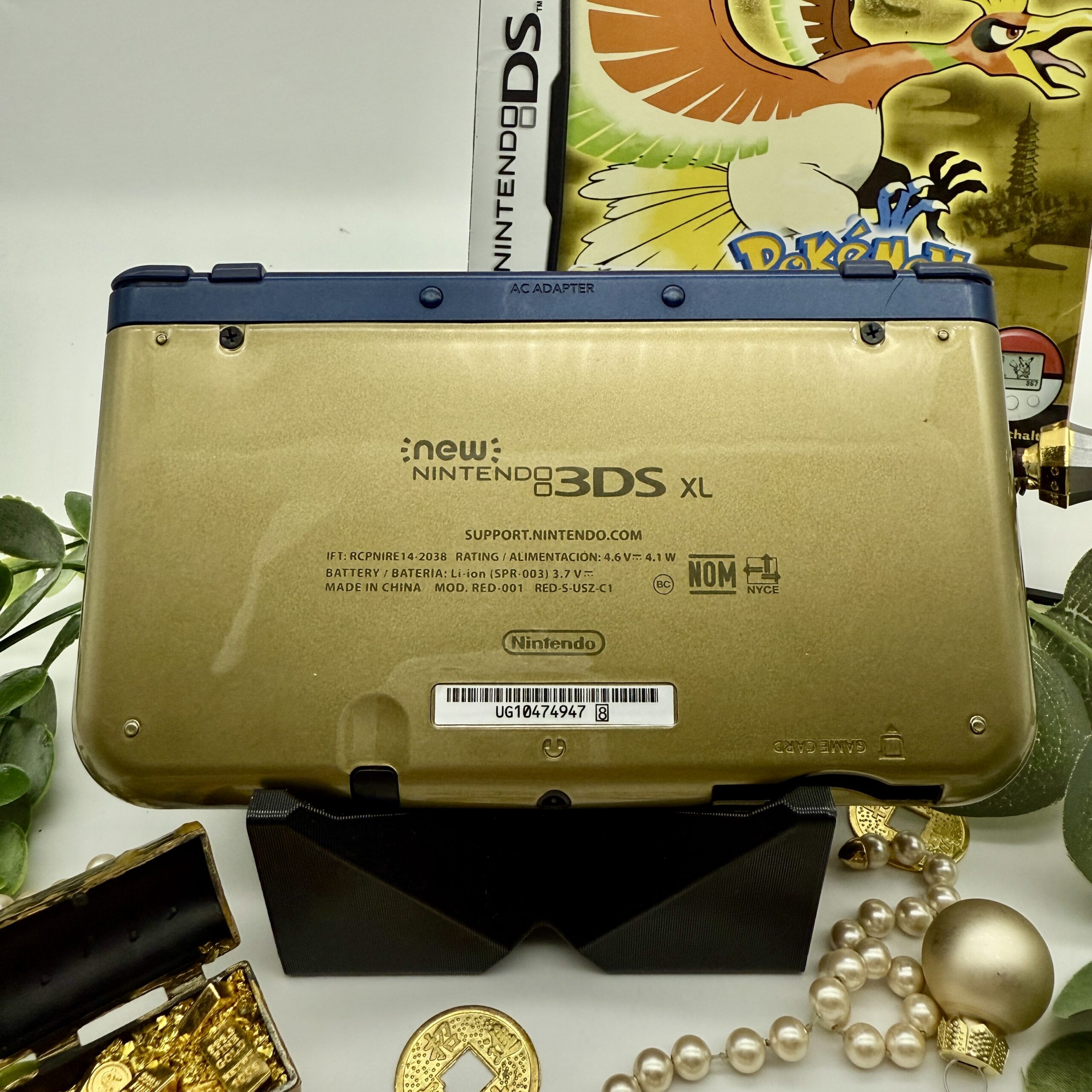 New Nintendo 3DS XL navy gold gemodded – Bild 3