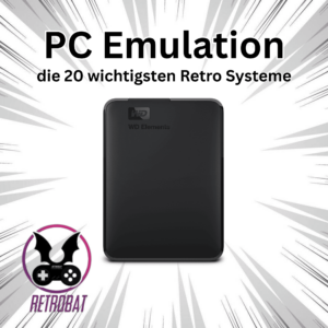 Retrobat 2TB Festplatte für Retrogames